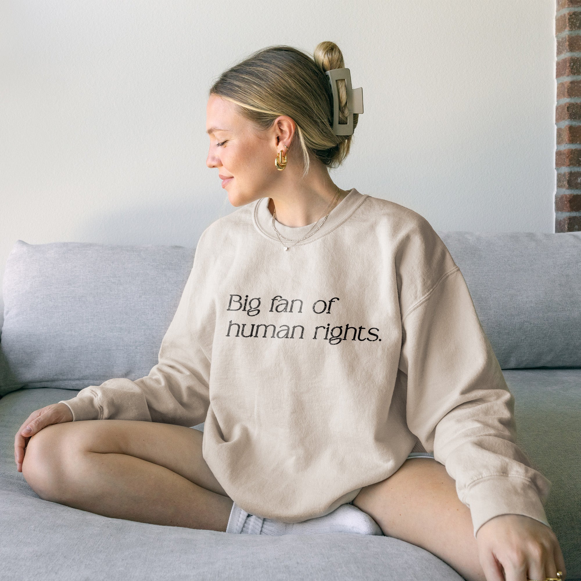 Big Fan of Human Rights Sweatshirt