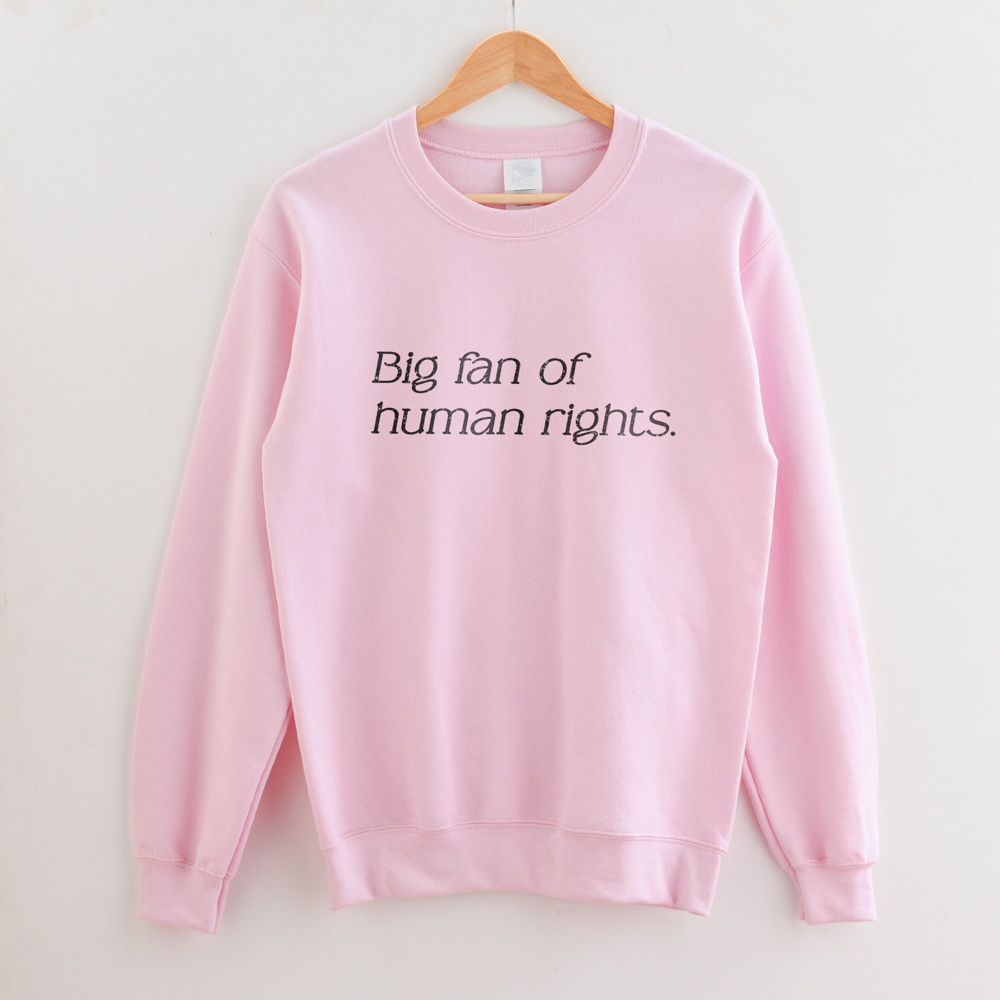 Big Fan of Human Rights Sweatshirt