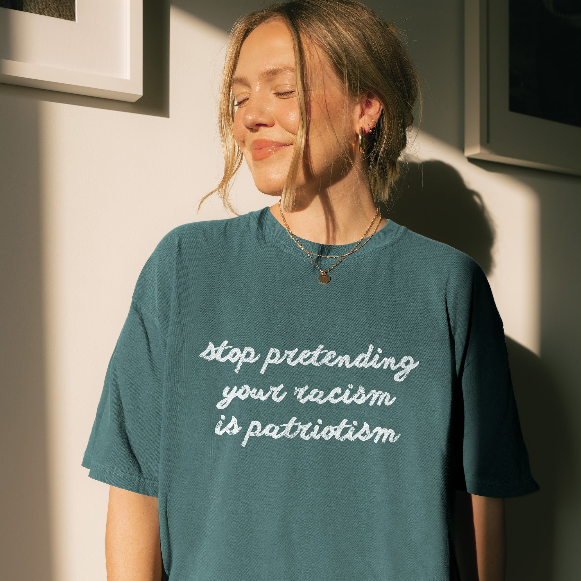 Stop Pretending Your Racism is Patriotism T-Shirt